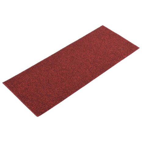 15 st Trapmatten zelfklevend rechthoekig 60x25 cm rood 2