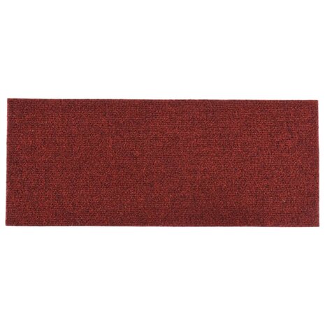 15 st Trapmatten zelfklevend rechthoekig 60x25 cm rood 4