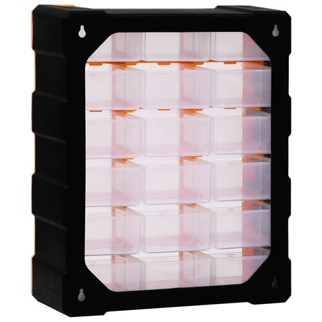 Organiser met 18 medium lades 38x16x47 cm 7