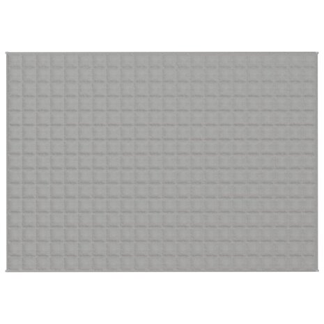 Verzwaringsdeken 155x220 cm 11 kg stof grijs 3