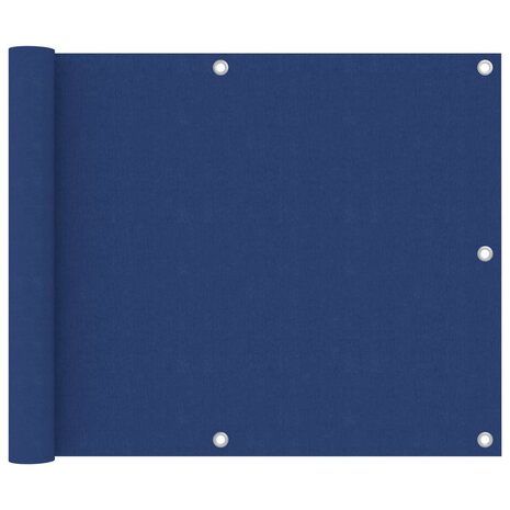 Balkonscherm 75x400 cm oxford stof blauw 1