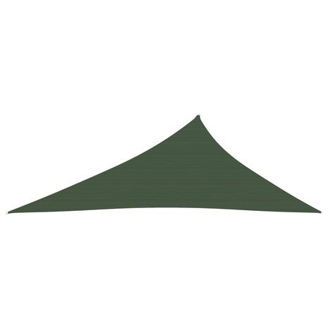 Zonnezeil 160 g/m² 3x4x5 m HDPE donkergroen 2