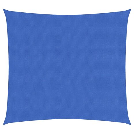 Zonnezeil 160 g/m² 2,5x2,5 m HDPE blauw 1