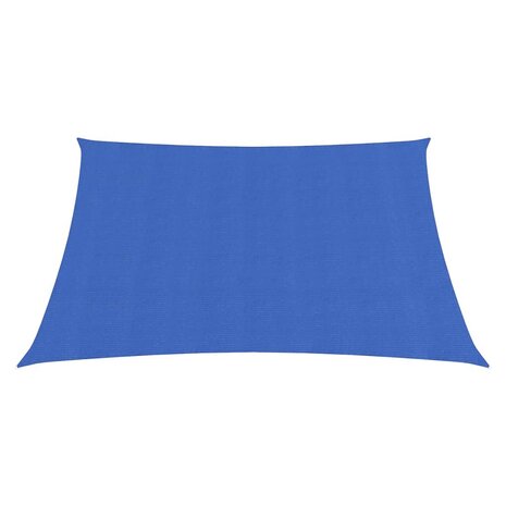 Zonnezeil 160 g/m² 2,5x2,5 m HDPE blauw 2