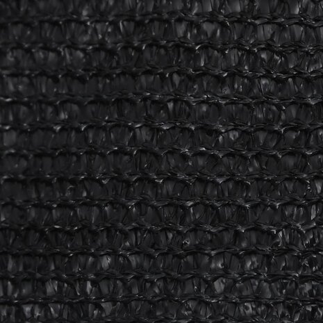 Zonnezeil 160 g/m² 2x3,5 m HDPE zwart 3