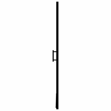 Douchedeur 100x178 cm gehard glas zwart 5