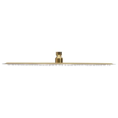 Regendouchekop rond 40 cm roestvrij staal goudkleurig 4