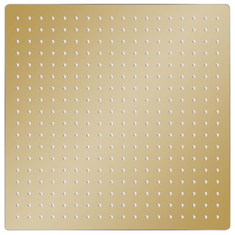 Regendouchekop vierkant 50x50 cm roestvrij staal goudkleurig 2