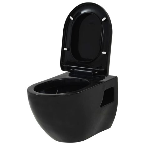 Wandtoilet keramiek zwart 2