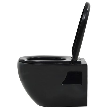 Wandtoilet keramiek zwart 5