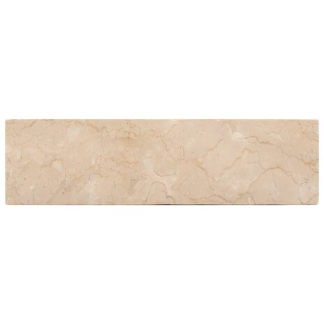 Gootsteen 45x30x12 cm marmer hoogglans crèmekleurig 5