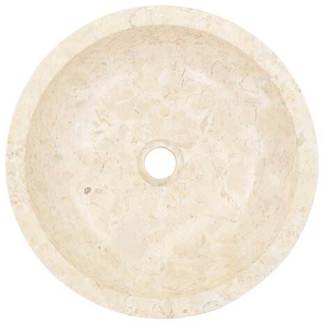Gootsteen 40x12 cm marmer crème 4