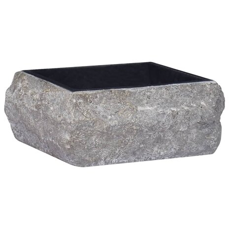 Gootsteen 30x30x13 cm marmer zwart 1