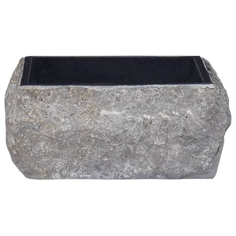 Gootsteen 30x30x13 cm marmer zwart 2
