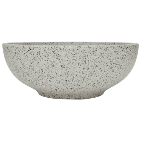 Opzetwasbak rond Φ41x14 cm keramiek grijs 2