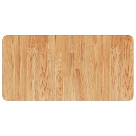 Wastafelblad 80x40x2,5cm behandeld massief hout lichtbruin 2