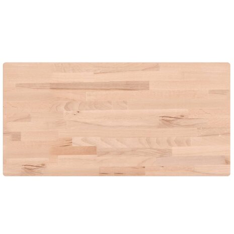 Wastafelblad 100x50x1,5 cm massief beukenhout 2