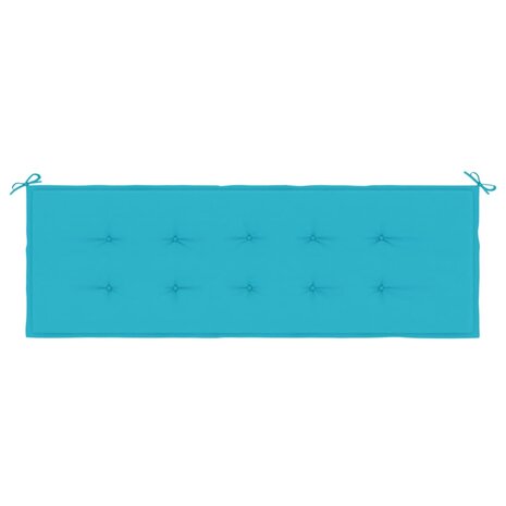 Tuinbankkussen 150x50x3 cm oxford stof turquoise 4