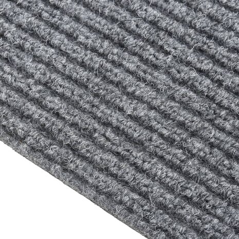 Droogloopmat 100x400 cm grijs 2