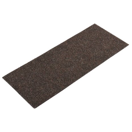 15 st Trapmatten zelfklevend rechthoekig 60x25 cm donkerbruin 2