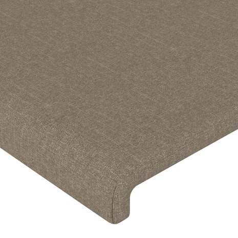 Hoofdborden 4 st 72x5x78/88 cm stof taupe 4