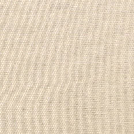 Pocketveringmatras 90x190x20 cm stof crèmekleurig 6