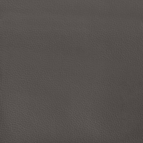 Pocketveringmatras 90x190x20 cm kunstleer grijs 6