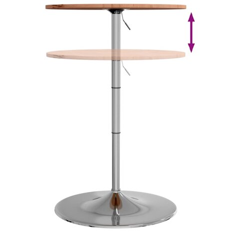 Bartafel Ø 60x89,5 cm massief beukenhout 10