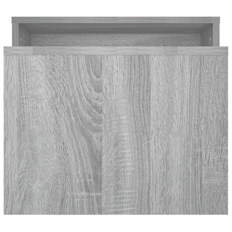 Salontafelset 100x48x40 cm bewerkt hout grijs sonoma eikenkleur 5