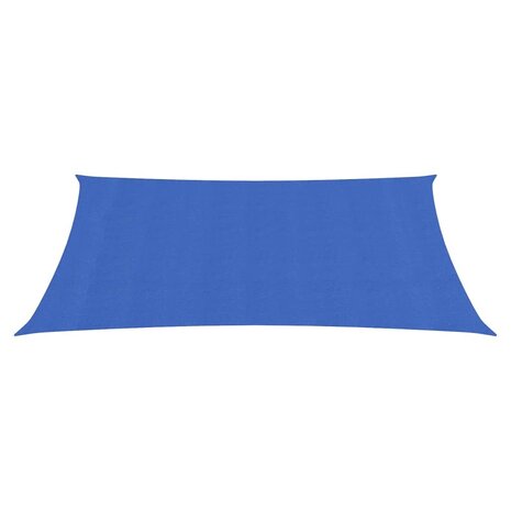 Zonnezeil 160 g/m² 2x3 m HDPE blauw 2