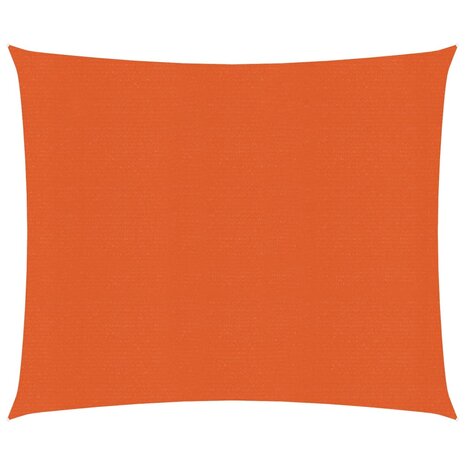 Zonnezeil 160 g/m² 2x2,5 m HDPE oranje 1