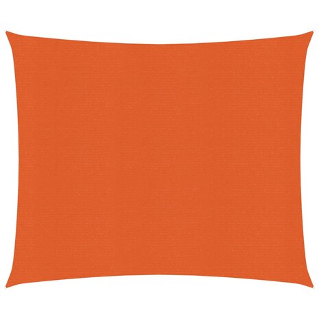 Zonnezeil 160 g/m² 2,5x3 m HDPE oranje 1