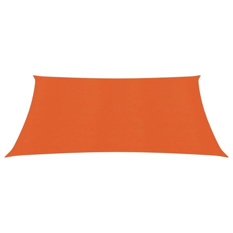 Zonnezeil 160 g/m² 2,5x3 m HDPE oranje 2