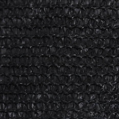 Zonnezeil 160 g/m² 2x3 m HDPE zwart 4