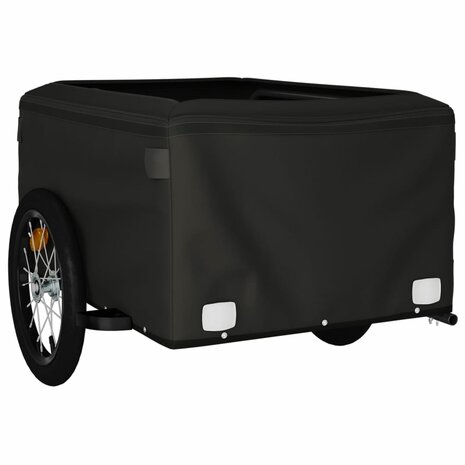 Fietstrailer 45 kg ijzer zwart en grijs 8