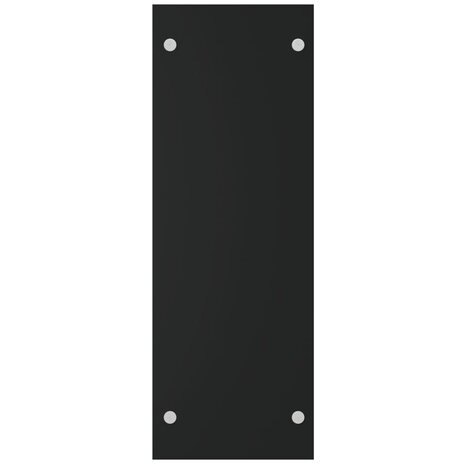 Haardhoutrek 40x35x100 cm gehard glas zwart 4