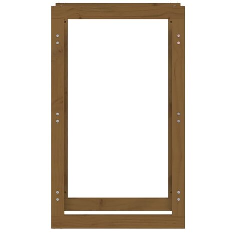 Haardhoutrek 60 x 25 x 100 cm massief grenenhout honingbruin 5