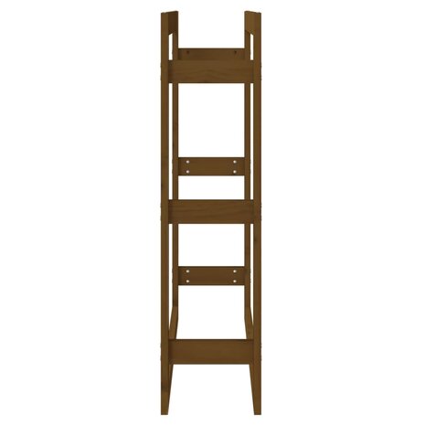Haardhoutrek 80x25x100 cm massief grenenhout honingbruin 6