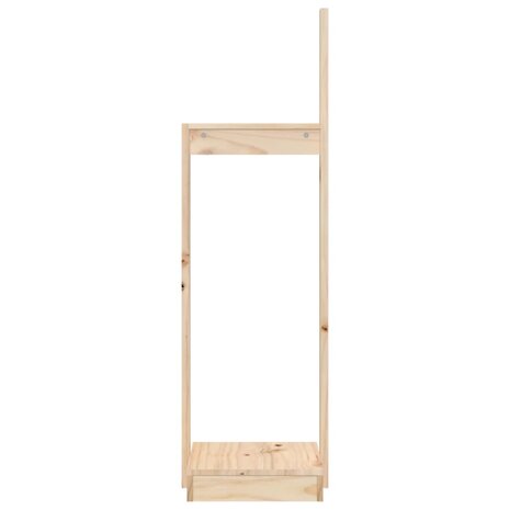 Houtblokhouder 33,5x30x110 cm massief grenenhout 5
