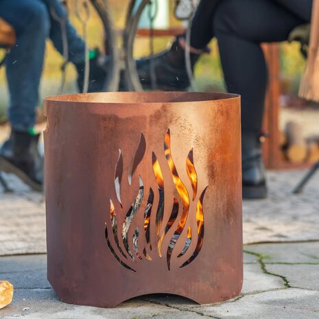 RedFire Tuinhaard Kiruna handgemaakt roestkleurig 3