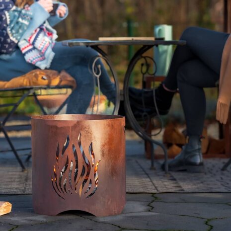 RedFire Tuinhaard Kiruna handgemaakt roestkleurig 5