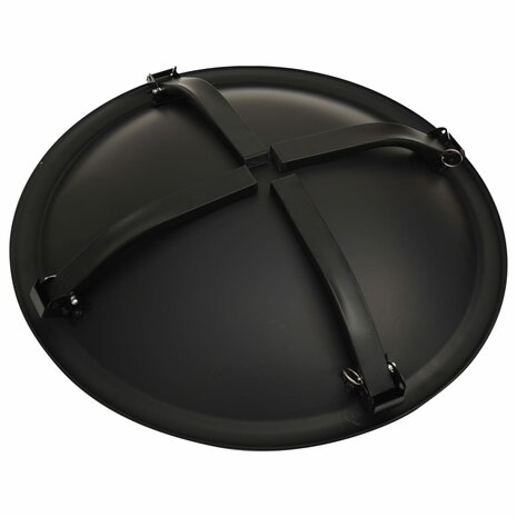Vuurschaal en barbecue 2-in-1 met pook 56x56x49 cm staal 8