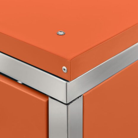 Containerberging enkel 69x77,5x112,5 cm roestvrij staal 10