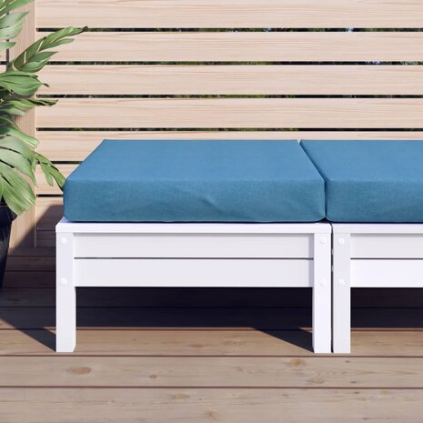 Palletkussen 60x60x10 cm stof gemêleerd blauw 3