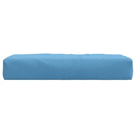Palletkussen 60x60x10 cm stof gemêleerd blauw 4