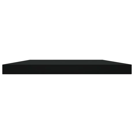 Wandschappen 4 st 40x20x1,5 cm bewerkt hout zwart 3