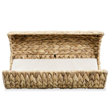 Kattenbed met kussen 37x20x20 cm waterhyacint 3