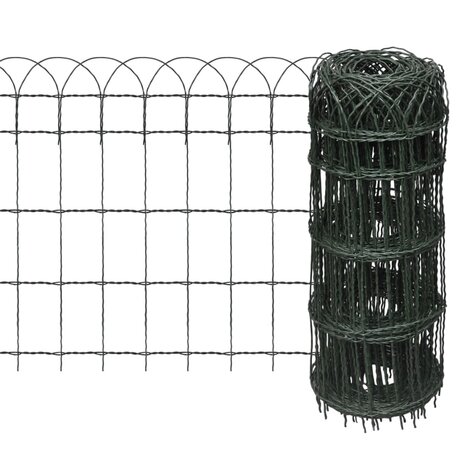 Borderafscheiding 10x0,65 m gepoedercoat ijzer 1