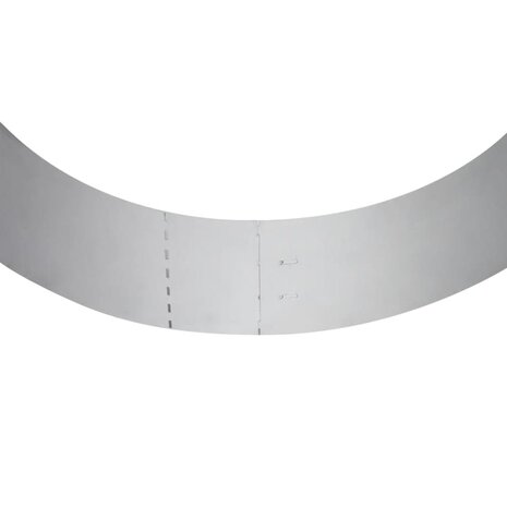 5 st Grasboord flexibel 100x14 cm gegalvaniseerd staal 8