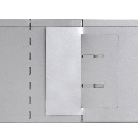 Grasboorden 100x20 cm gegalvaniseerd staal 5 st 5